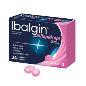 IBALGIN Rapidcaps 200 mg 24 měkkých tobolek