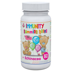 CLINICAL Immunity gummies bears + echinacea 60 pektinových bonbónů