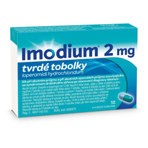 IMODIUM® 2 mg tvrdé tobolky 12 kusů
