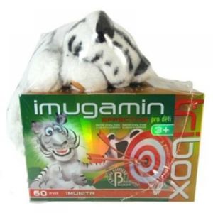 IMUGAMIN Effective pro děti tribox 60 tablet dražé + hračka