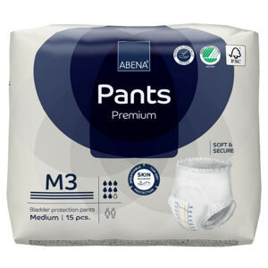 ABENA Pants premium M3 inkontinenční kalhotky 15ks, poškozený obal