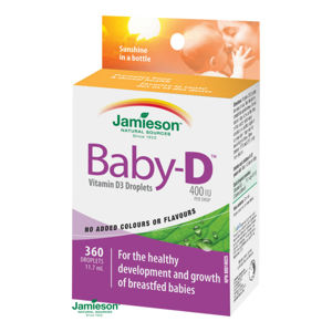 JAMIESON Baby-D3 vitamín D3 400 IU kapky 11,7 ml, poškozený obal