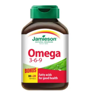 JAMIESON Omega 3-6-9 1200 mg 100 kapslí
