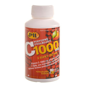 JML Vitamin C 1000 mg 120 tablet s postupným uvolňováním, poškozený obal