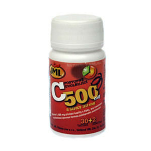JML Vitamin C tbl. 32x500 mg postupným uvolňováním s šípky