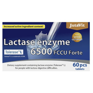 JUTAVIT Laktáza enzym 6500 FCCU forte 60 tablet, poškozený obal