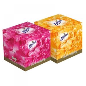 LINTEO Papírové kapesníky Premium BOX 3-vrstvé 60 kusů