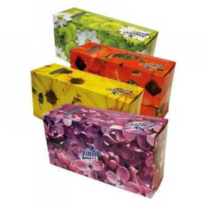 LINTEO Papírové kapesníky BOX 2-vrstvé 150 kusů