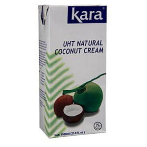 KARA UHT kokosová smetana 1000 ml, poškozený obal