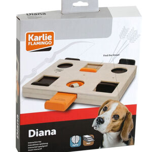 KARLIE Interaktivní dřevěná hračka Diana 29x24x2,5cm