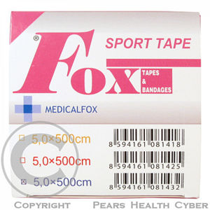 FOX Muscle tape kinesio tejpovací páska tělová 5 cm x 5 m