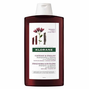 KLORANE Šampon s chininem a BIO protěží alpskou 400 ml, poškozený obal