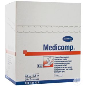 Kompres Medicomp nester.7.5x7.5cm/100ks 4218233