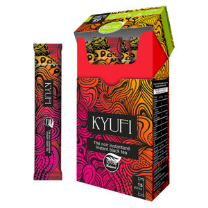 KYUFI Instant Black tea instantní nápoj 15 x 0,9 g