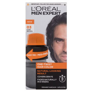 L'ORÉAL Men Expert One-Twist Barva na vlasy 03 Dark Brown 50 ml