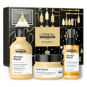 L´ORÉAL Professionnel Série Expert Absolut Repair Šampon 300 ml + maska 250 ml + vlasový olej 90 ml Dárkové balení