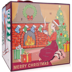 LA BELLE FEMME NOEL Adventní kalendář 21 x 21 x 21 cm,  24 kusů překvapení