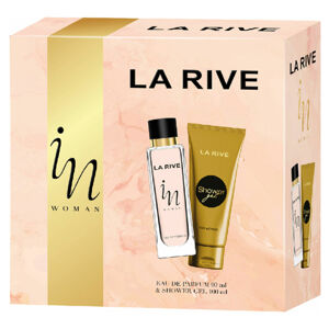 LA RIVE In Woman Parfémová voda 90 ml + sprchový gel 100 ml Dárkové balení