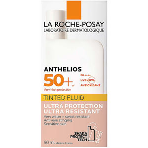 LA ROCHE-POSAY Anthelios Shaka ultralehký tónovaný fluid na obličej SPF 50+ 50 ml
