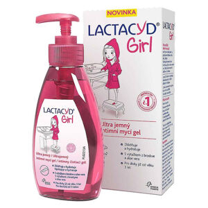 LACTACYD Girl Ultra jemný intimní mycí gel 200 ml, poškozený obal