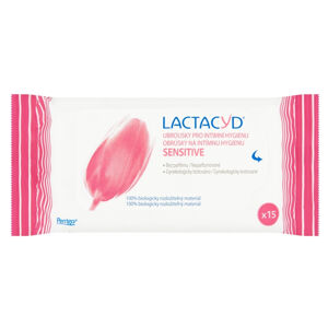 LACTACYD Sensitive Ubrousky pro intimní hygienu 15 kusů