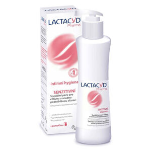 LACTACYD Pharma Intimní mycí emulze Senzitivní 250 ml, poškozený obal