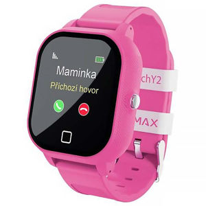 LAMAX WatchY2 Pink dětské chytré hodinky s GPS růžové, rozbalené