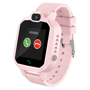 LAMAX WCall Pink hodinky pro děti s funkcí mobilního telefonu, rozbalené