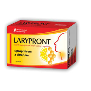FAVEA Larypront s propolisem a citrónem 12 tablet