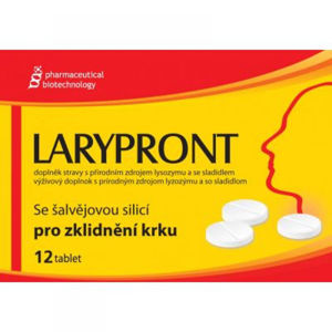 FAVEA Larypront se šalvějovou silicí 12 tablet