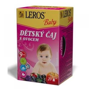LEROS BABY Dětský čaj s ovocem n.s.20x2g