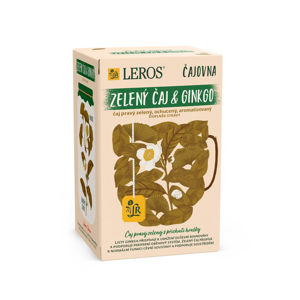 LEROS Čajovna Zelený čaj&Ginkgo 20 sáčků