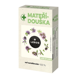 LEROS Naše bylinka Mateřídouška bylinný čaj 20 sáčků