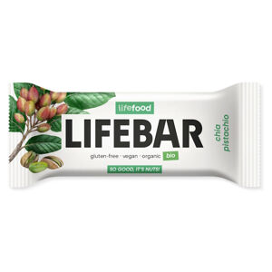 LIFEFOOD Lifebar tyčinka pistáciová s chia RAW BIO 40 g