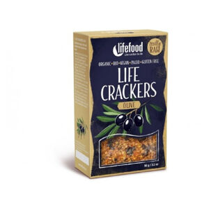LIFEFOOD Life crackers olivové 90 g BIO