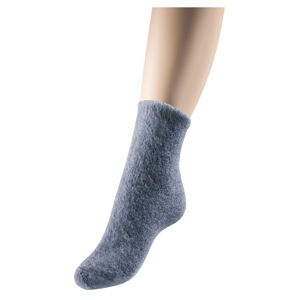 LOANA Teplé ponožky šedé, Velikost: Fr. 38-39 (25-26 cm)