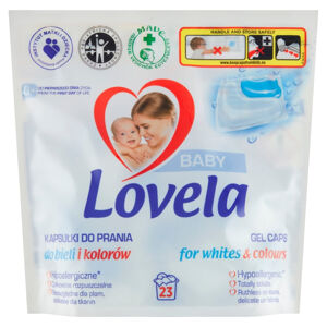 LOVELA Baby Gelové kapsle na praní na bílé i barevné prádlo 23 praní 499,1 g