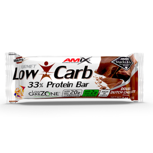 AMIX Low carb 33% protein bar dvojitá čokoláda 60 g