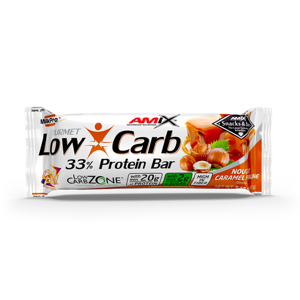 AMIX Low carb 33% protein bar nugát a karamel 60 g