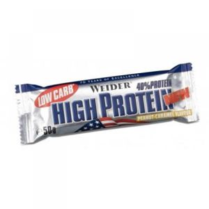 WEIDER Low Carb High Protein proteinová tyčinka Peanut-Caramel 50 g