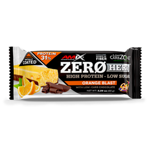 AMIX Zero hero 31% protein bar pomeranč 65 g