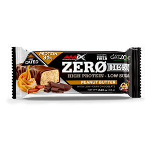 AMIX Zero hero 31% protein bar arašídové máslo proteinová tyčinka 65 g