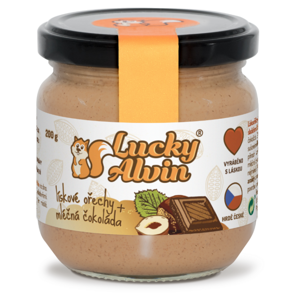 LUCKY ALVIN Lískové ořechy + mléčná čokoláda 200 g