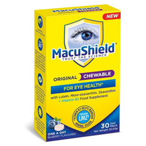 MACUSHIELD Original chewable s příchutí borůvek 30 žvýkacích tablet
