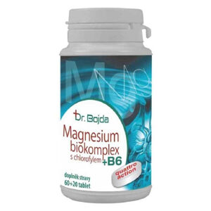 DR. BOJDA Magnesium biokomplex s chlorofylem + B6 80 tablet