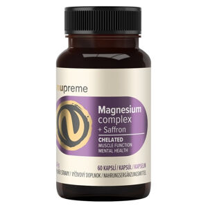 NUPREME Magnesium chelát + šafrán 60 kapslí