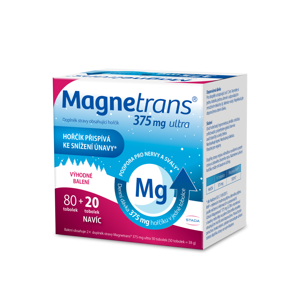 MAGNETRANS 375 mg ultra 80 + 20 tobolek NAVÍC