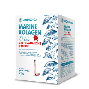 BIOMEDICA Marine kolagen drink LIMITOVANÁ EDICE s dárkem 2 x 30 sáčků
