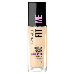 MAYBELLINE  Fit Me Luminous + Smooth SPF 18 Rozjasňující make-up Fit Me Luminous + Smooth SPF18 Odstín 120 Classic Ivory 30 ml