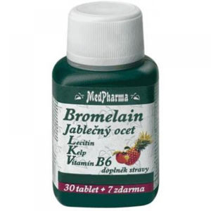 MedPharma Bromelain + jablečný ocet + lecitin tbl. 37